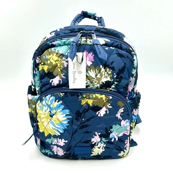 Vera Bradley Ultralight Compact Backpack quilted with tags NWT Vera Bradley Ultralight Compact Backpack Sea Salt Blue  main image 4